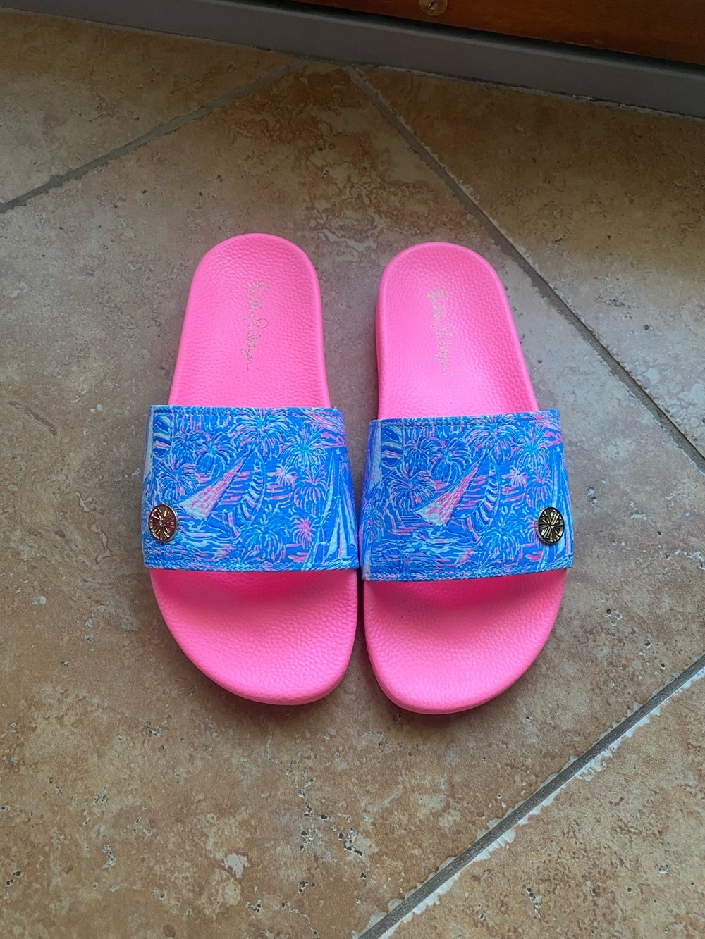 Lilly Pulitzer slides size 9